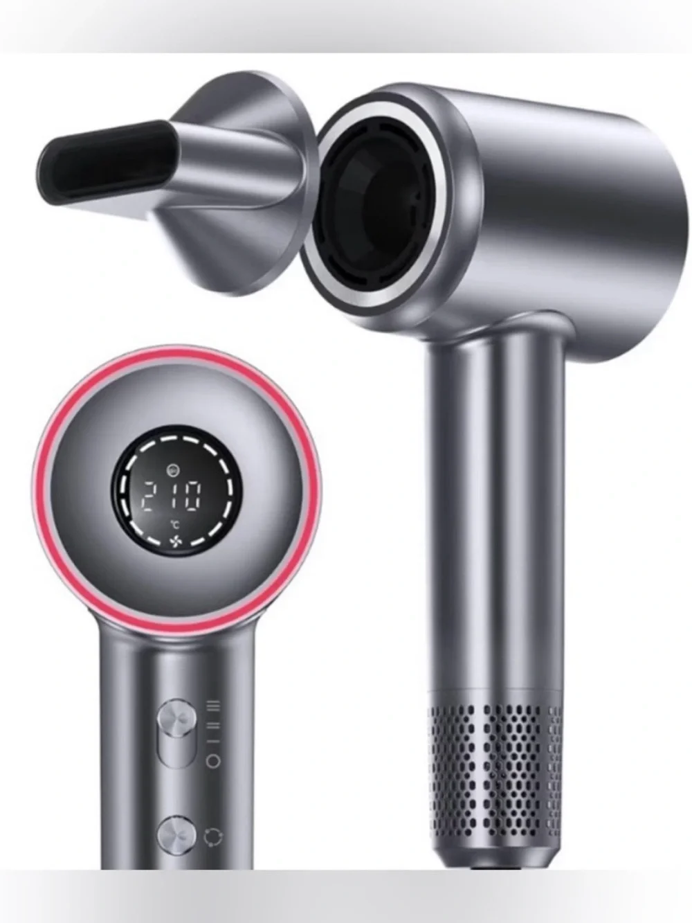 VivaEase Intelligent LED High Speed Ionic Hair Dryer